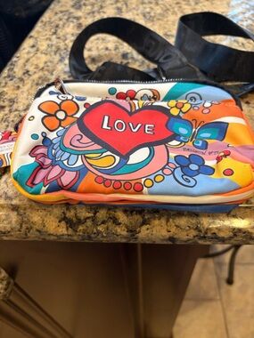Brighton Love Floral Multicolor Crossbody Bag